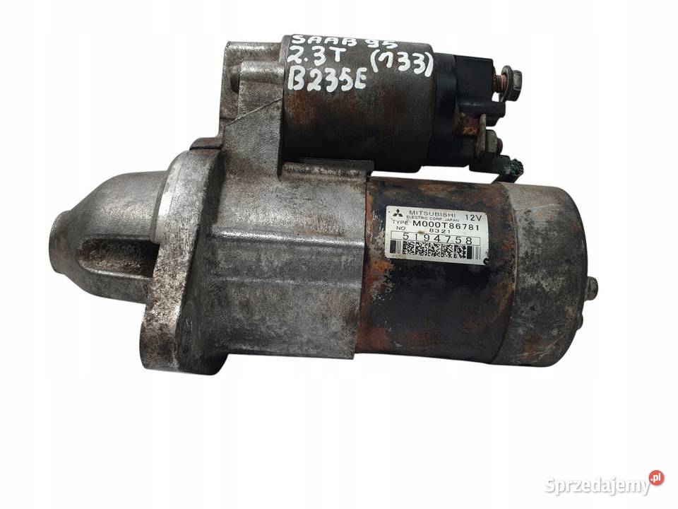 ROZRUSZNIK Saab 95 23 T B235E 9709r Mitsubishi osobowe Układ elektryczny silnika Chełm