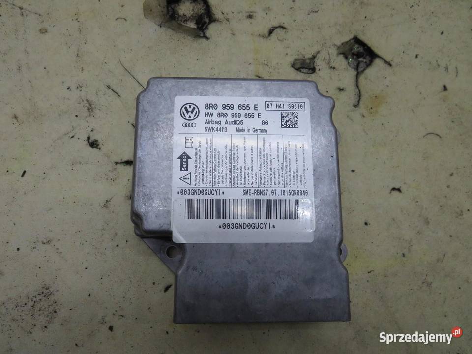 MODUŁ STEROWNIK AIR BAG AUDI Q5 8R 8R0959655E