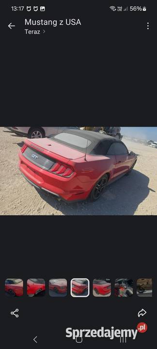 Ford Mustang GT 50 cabrio automat skóry automatyczna dolnośląskie Wrocław sprzedam