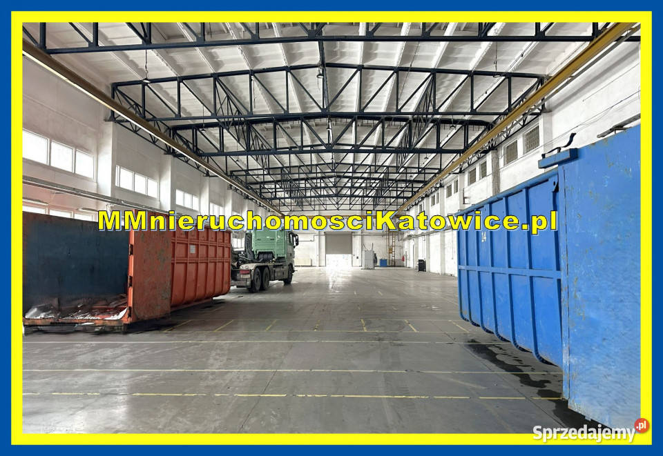 Hala do wynajęcia Katowice plac suwnica biura Wynajem