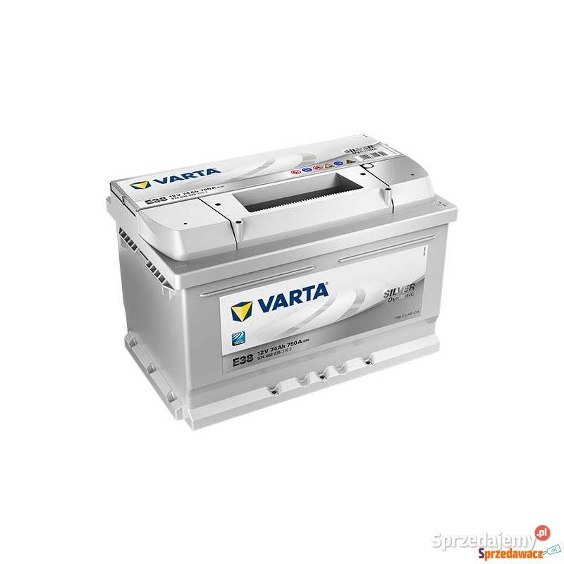 Akumulator 74Ah 750A Varta E38 DARMOWY DOWÓZ I osobowe Białystok
