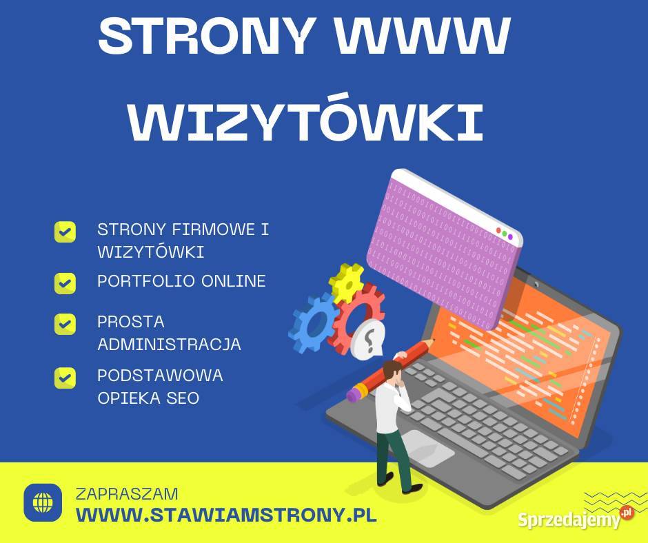 Strona internetowa wizytówka firmy projektu Warszawa