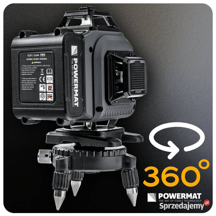 poziomica laserowa laser krzyżowy zielony Katowice