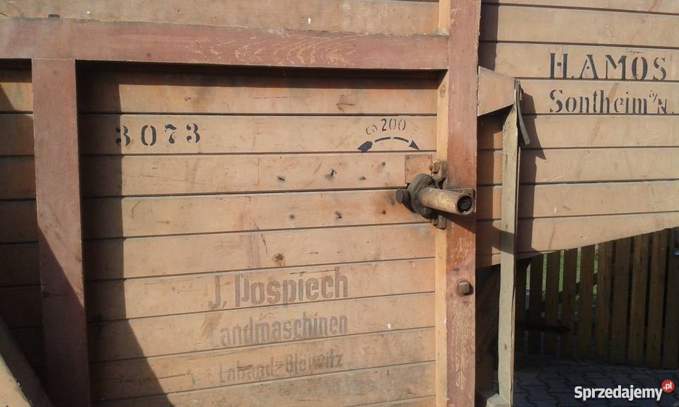 Stara Młocarnia niemiecka Germania zabytkowa Bojszów