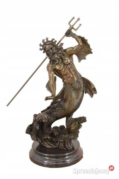 Posejdon Bóg Mórz Żeglarzy Rybaków Figura z Rzeźby i figury Kraków sprzedam