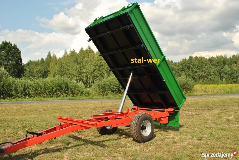 Przyczepa wywrotka jednoosiowa 3500 Maszyny rolnicze mazowieckie Nowa Dąbrówka