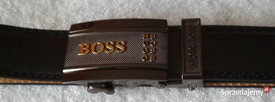 HUGO BOSS męski pasek do spodni AUTOMAT czarny Paski podkarpackie Przemyśl
