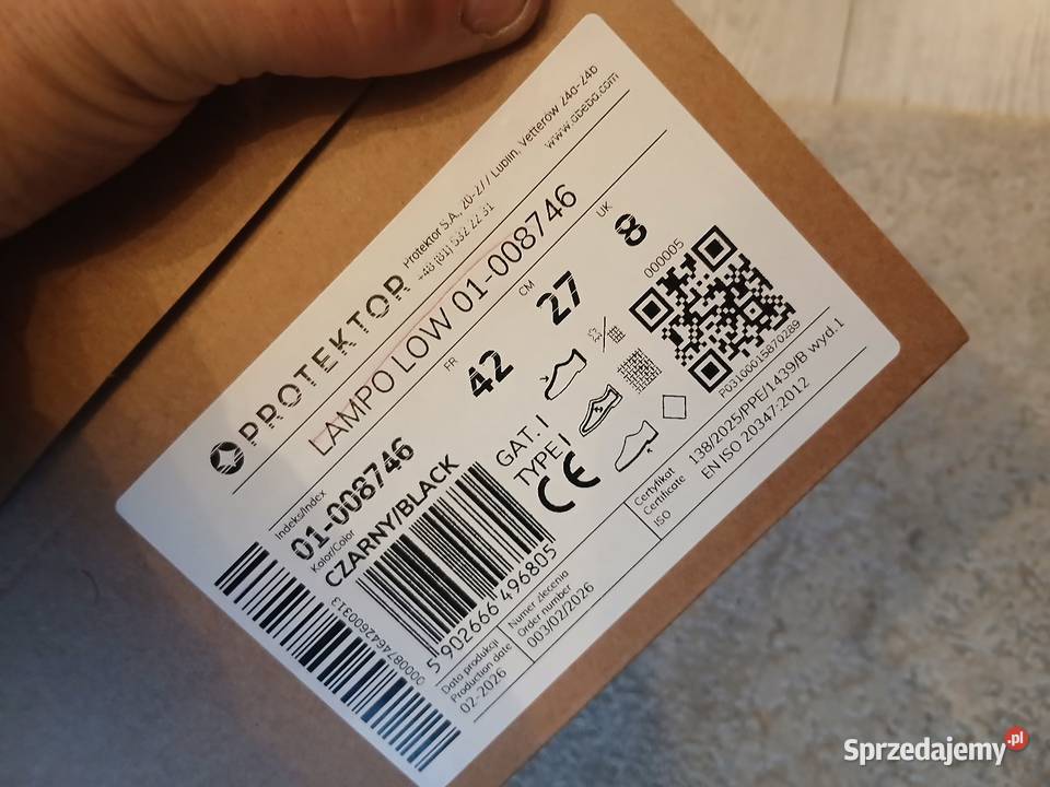 Buty taktyczne PROTEKTOR LAMPO LOW Pozostałe Chojnów