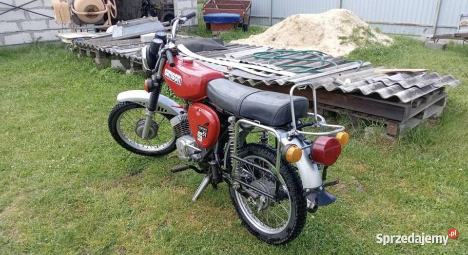 Simson S51 z 1986 roku zarejstowany
