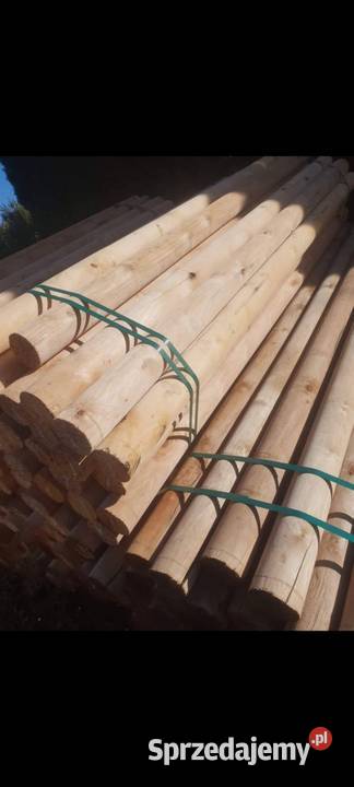 Słupki drewniane toczone paliki wałki Dobre Miasto