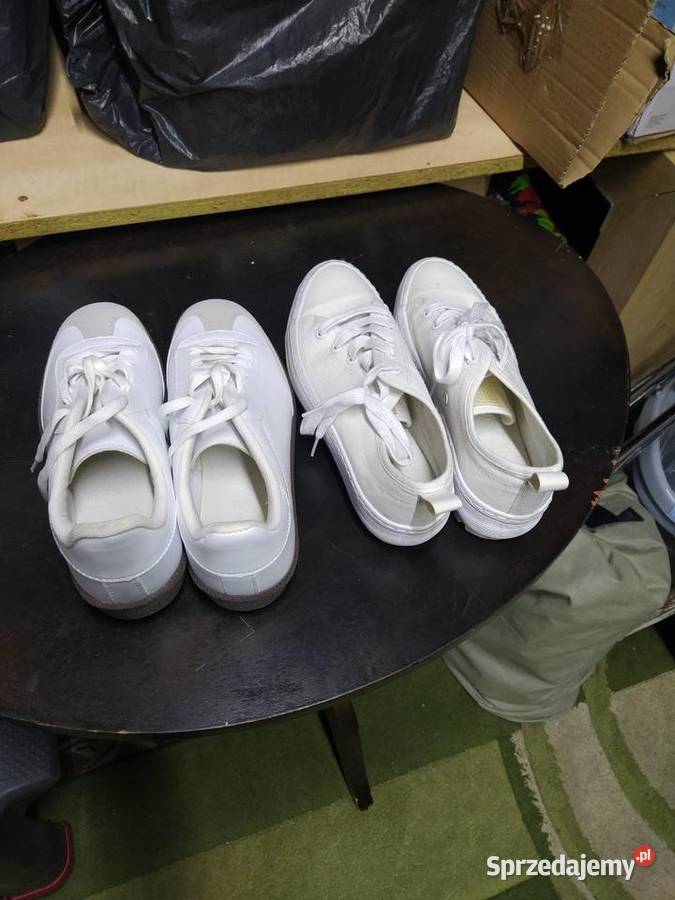 Trampki damskie 39 białe foto 2 pary Olsztyn