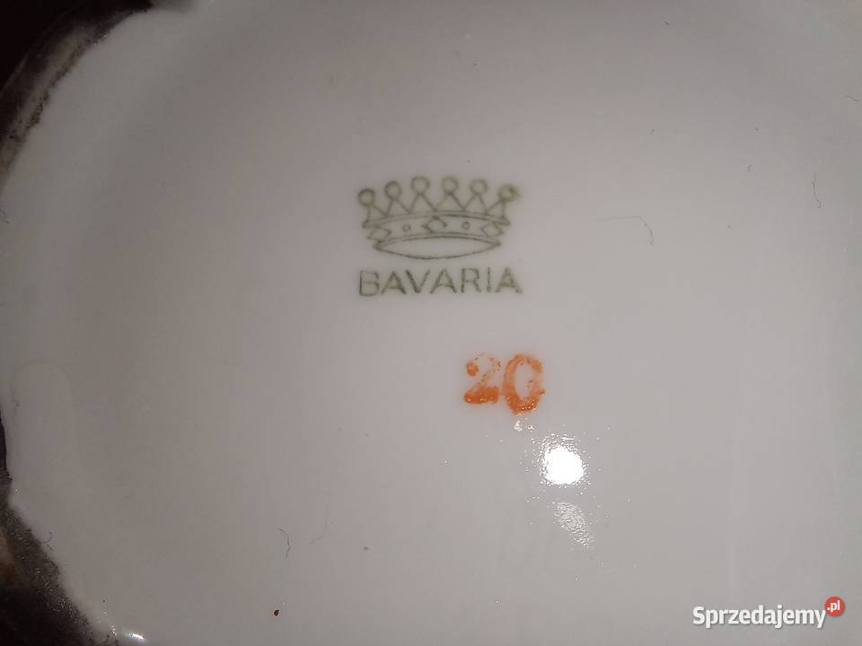 Stary zestaw kawowy niemiecki bavaria Porcelana i szkło Piastów