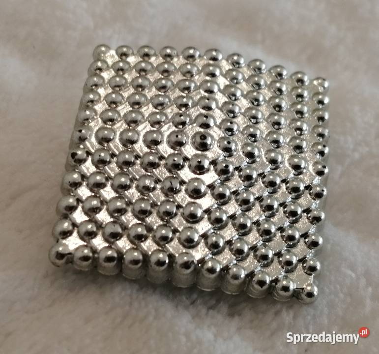 Przypinka broszka srebrny kwadrat 27x27 30 Czeladź