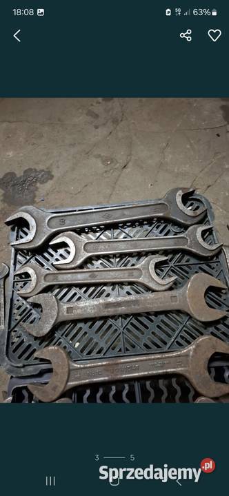 Klucze płaskie Prl Dąbrowa Górnicza sprzedam