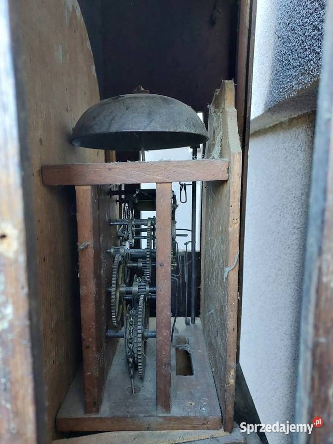 129 Zabytkowy zegar podłogowy mechanizm Tczew sprzedam