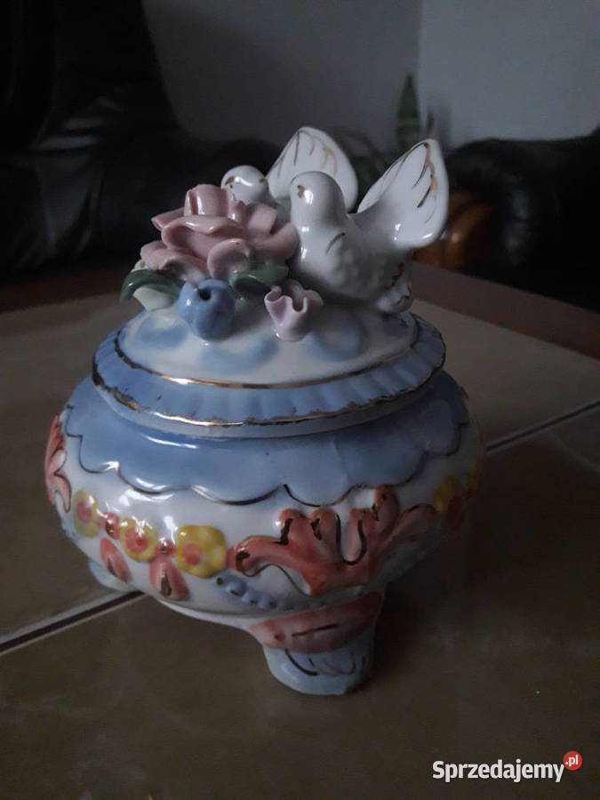 Cukiernica pojemnik porcelanowy Janów Lubelski