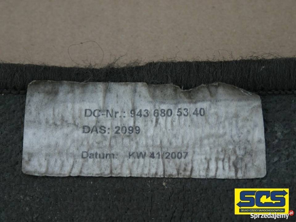 MERCEDES ACTROS DYWAN DYWANIK PODŁOGA ŚRODEK Wyposażenie wnętrza Części samochodowe Bieleń sprzedam