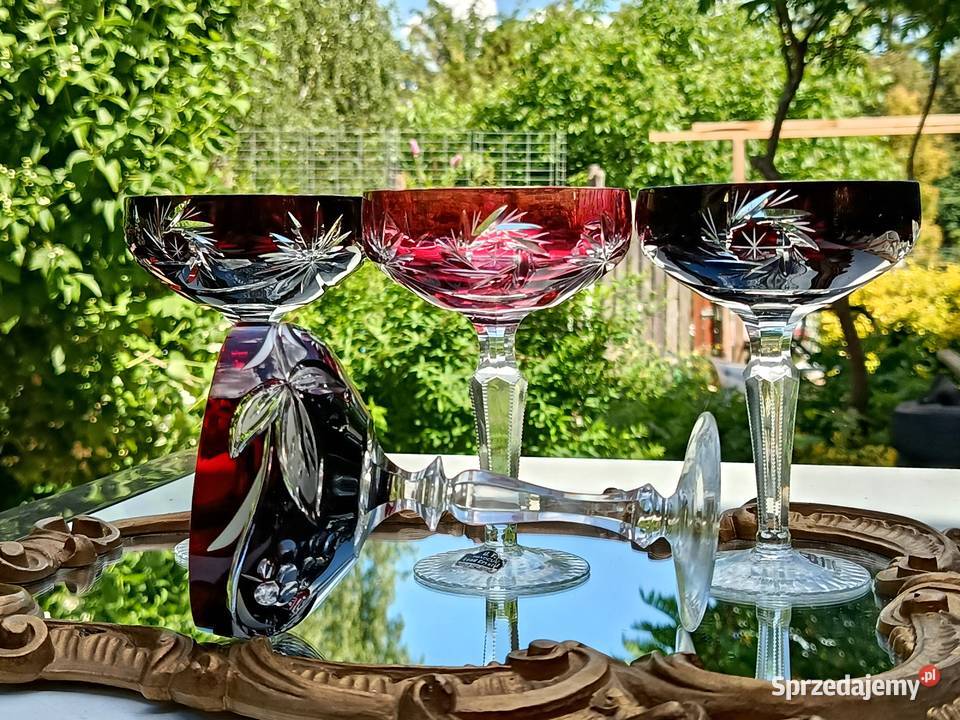 Kieliszki kryształowe do martini Klenica