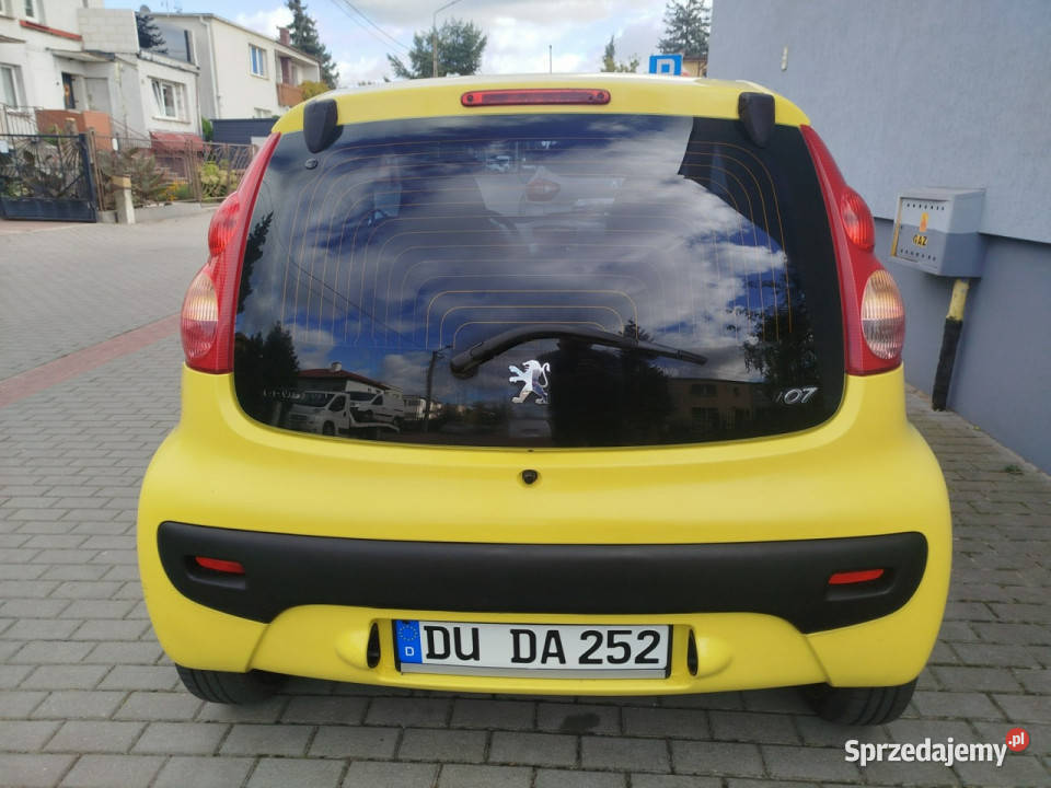 Peugeot 107 KLIMATYZACJIA 5drzwi opłaty w import kujawsko-pomorskie Toruń