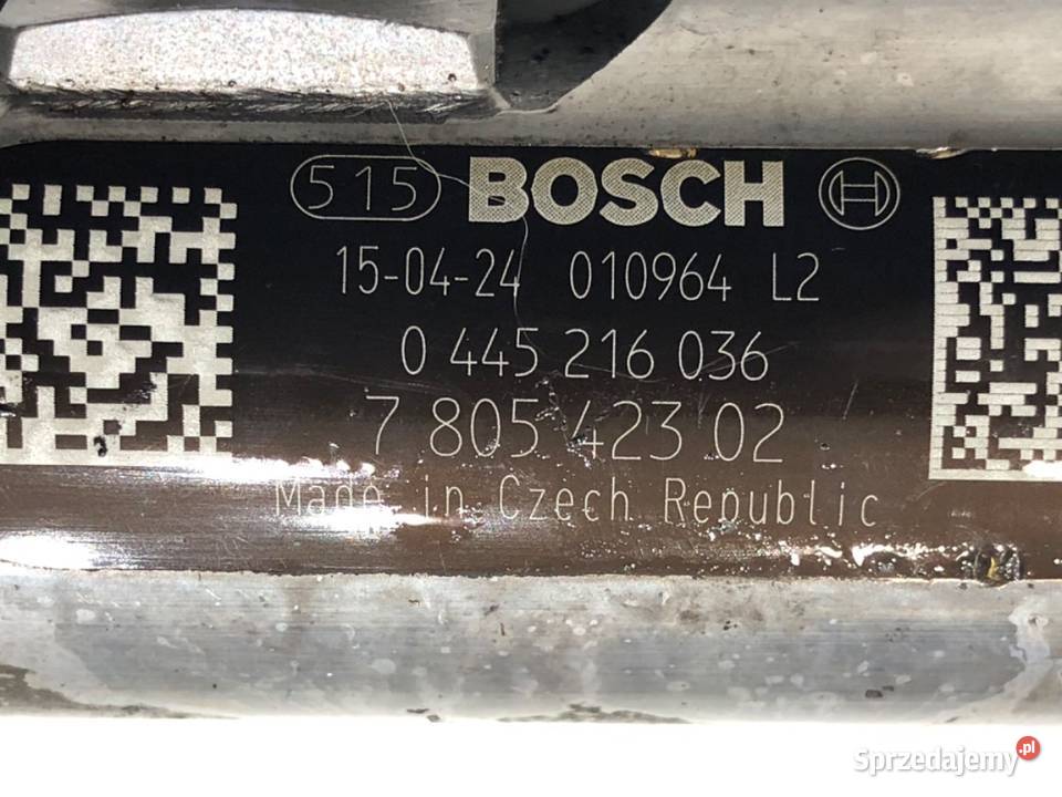 LISTWA WTRYSKOWA Z CZUJNIKIEM BMW F16 0445216036 osobowe