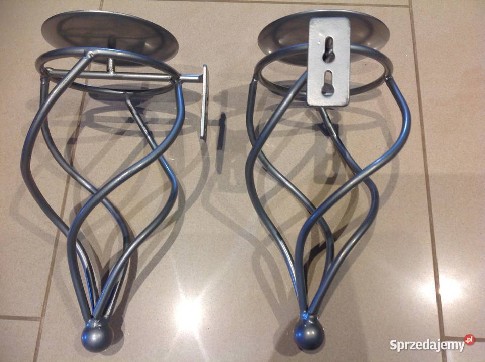 Metalowy Świecznik na Ściane 2 lubuskie Nowa Sól