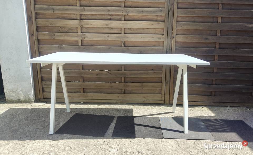 Biurko IKEA Trotten 160x80 białe Dostępne 5 Warszawa