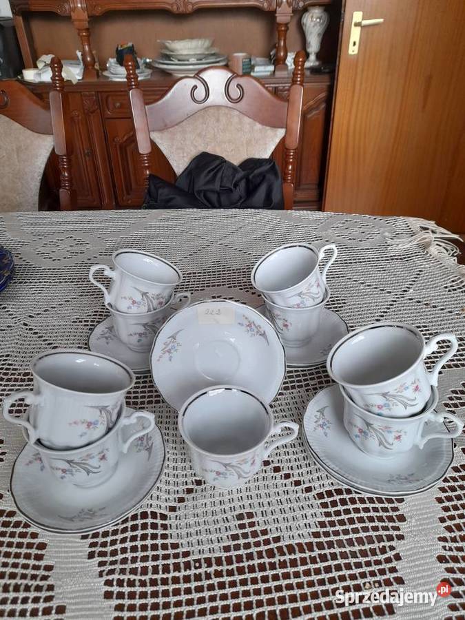 Porcelanowe duo sygnowane Wałbrzych śląskie Bielsko-Biała
