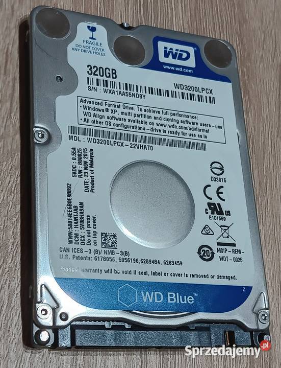 Dysk Twardy WD BLUE 320GB Dyski opolskie Opole