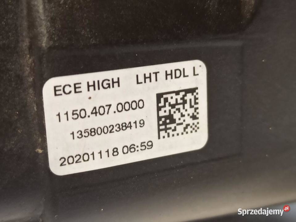 SKODA SUPERB 3 LAMPA LED LEWY PRZÓD 3V2941015D Lampy przednie sprzedam