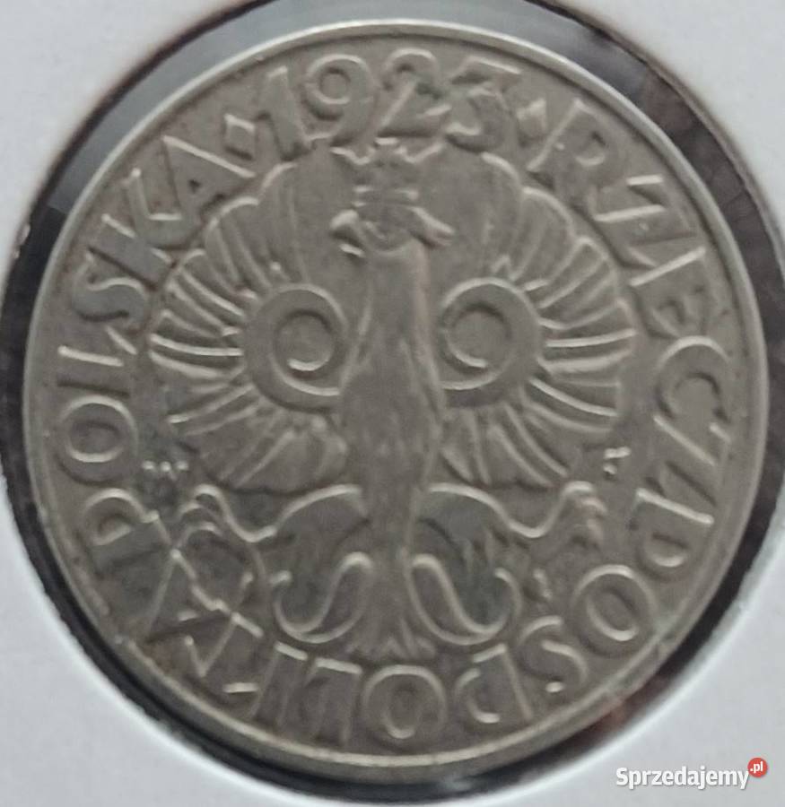 50 Groszy 1923 r 1 ładne wielkopolskie Konin