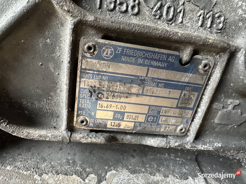 SKRZYNIA BIEGÓW TRAXON 12TX2210 TD DAF XF CF XG Siedlec