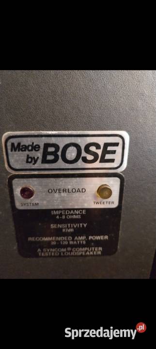 Kolumny głośniki bose wzmacniacz akai sansui sprzedam