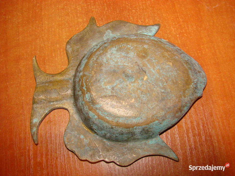 stara mosiężna popielniczka orientalna Pruszcz Gdański