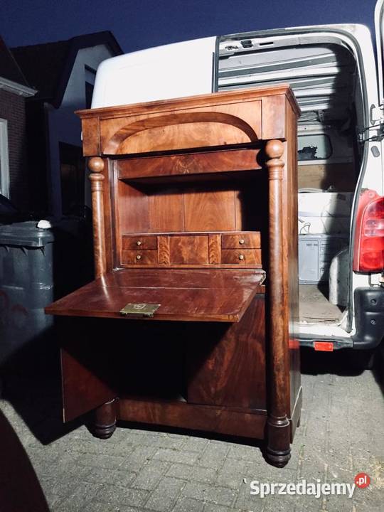 Sekretarzyk Biedermeier Mahon z Holandii Olkusz