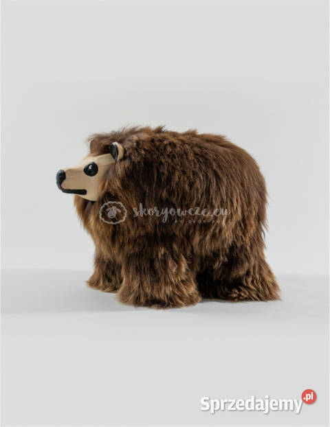 Niedźwiedź dekoracyjny kasztanowy 30x45x55 małopolskie Szaflary