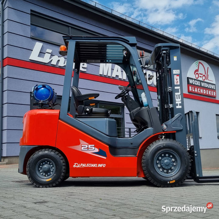 Nowy gazowy wózek widłowy Heli CPYD25KU1H Kubota małopolskie sprzedam
