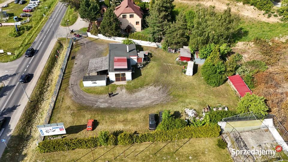 Działka z zakładem samochodowym DW241 2180 m kujawsko-pomorskie Więcbork sprzedam
