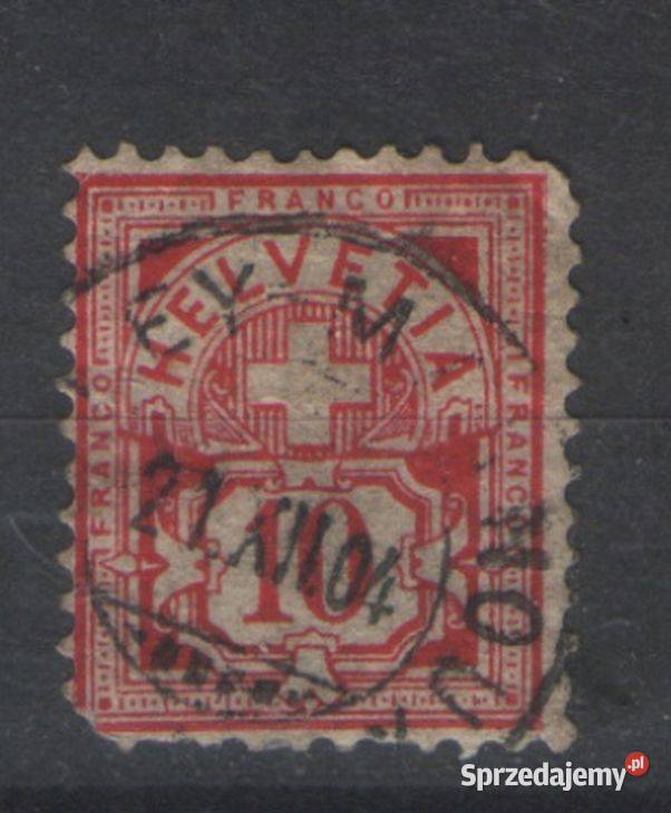 Zn Szwajcaria Mi 50 kas 1882 Filatelistyka