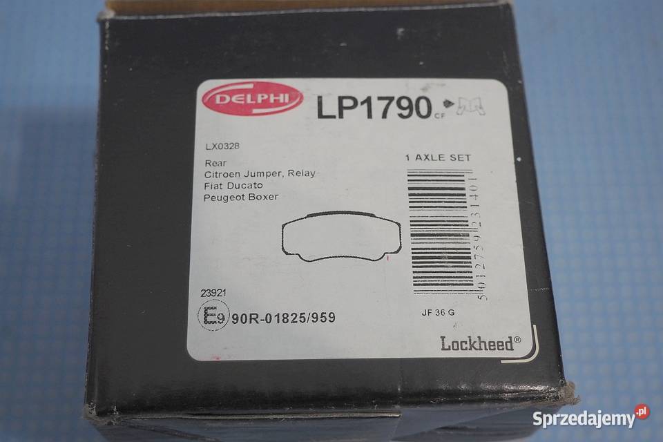 Klocki hamulcowe LP1790 dostawcze