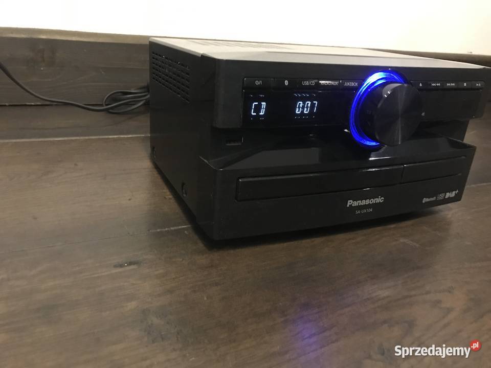Wieża panasonic SA ux104 Bluetooth dąb