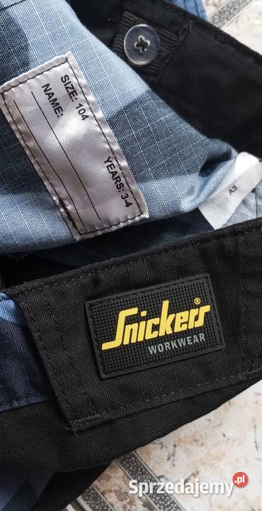 Snickers spodnie dziecięce chłopięce r 104 34 3 lata+ Sędziszów Małopolski