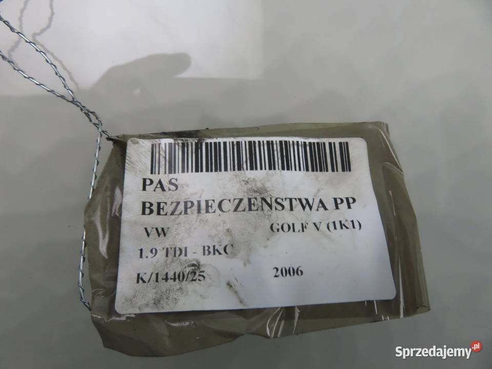 PAS PRAWY PRZEDNI VW GOLF V 1K1 1K3857706 małopolskie