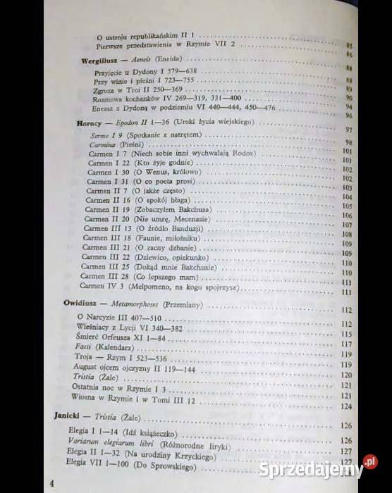 Teksty łacińskie liceów ogólnokształcących Wanda Pozostałe lubelskie Chełm sprzedam