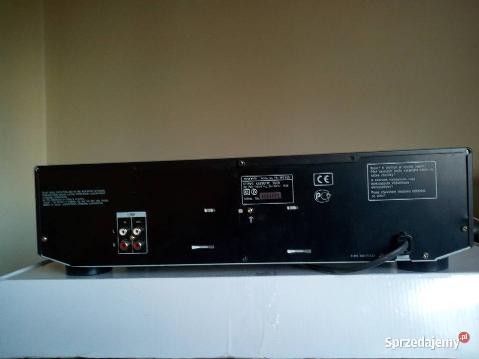 Magnetofon Sony TCWE405 sprawny 100 łódzkie