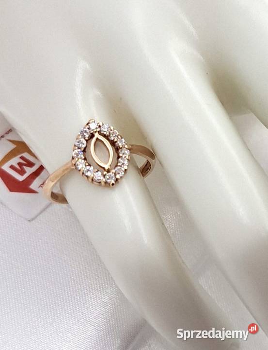 Pierścionek r11 Złoty pr585 Glamour Z677 Poznań sprzedam