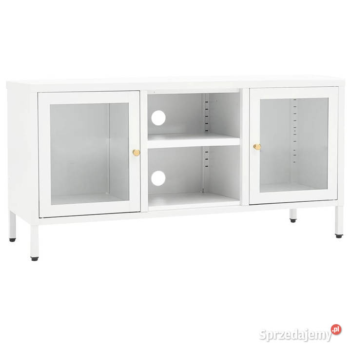 Szafka pod telewizor biała 105x35x52 stal i Szafki Warszawa sprzedam