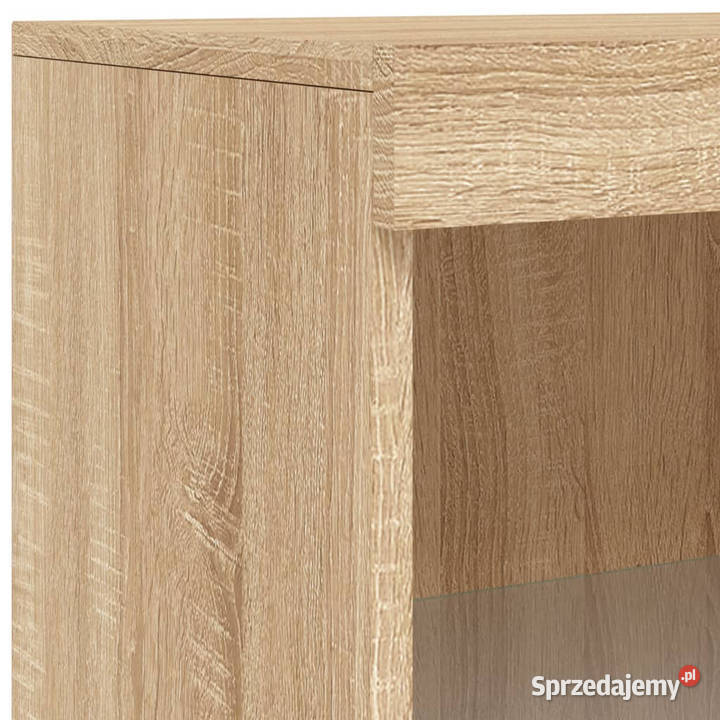 Szafka z oświetleniem LED dąb sonoma 605x37x100 mazowieckie Warszawa sprzedam