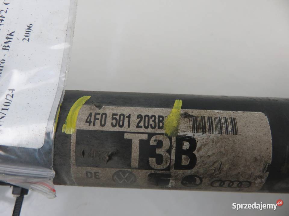 PÓŁOŚ PRAWA TYLNA AUDI A6 C6 30 TDI 4F0501203B