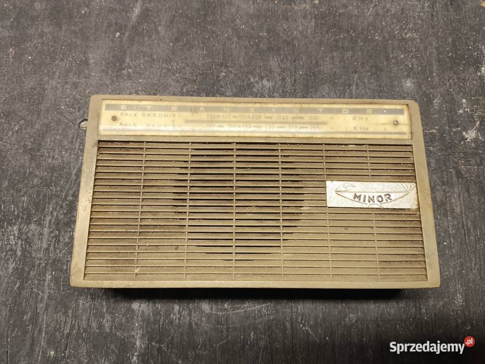 Radio UNITRA Minor MOT 6312 vintage PRL Trzebinia