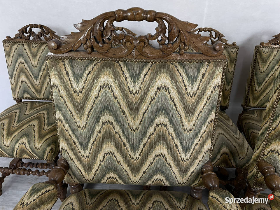 Antyczny Komplet Neorenesansowy z 1890 roku łódzkie